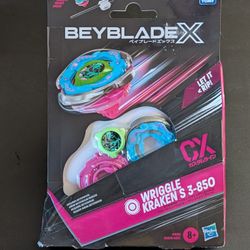 Hasbro Beyblade X Wriggle Kraken S 3-85O CX Custom Line - Right-Spin Stamina Type Starter Pack 