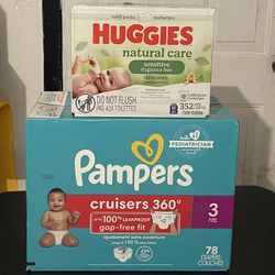 Pampers & Huggies Wipes