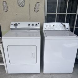 Washer and Dryer 