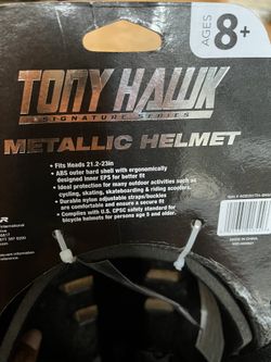 Tony Hawk Metallic Helmet NEW Ages 8+