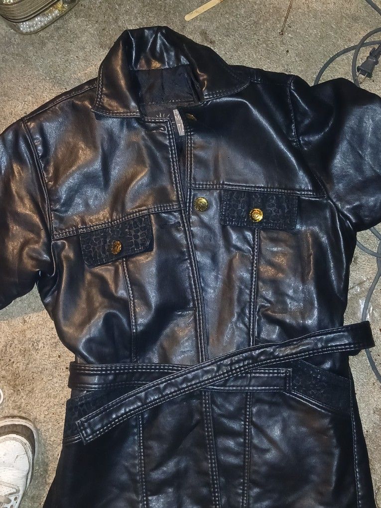 Giovanni versace Lether Jacket