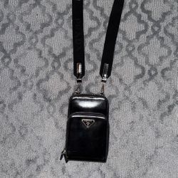 PRADA Spazzolato Crossbody Bag