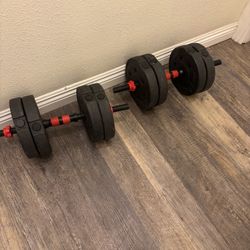 Pair Of Adjustable Dumbbells 3 Kg Each