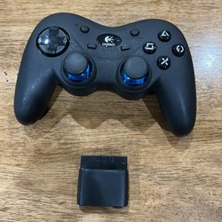 Logitech G-X2D11 PlayStation 2 PS2 Wireless Cordless Action Controller w/ Dongle