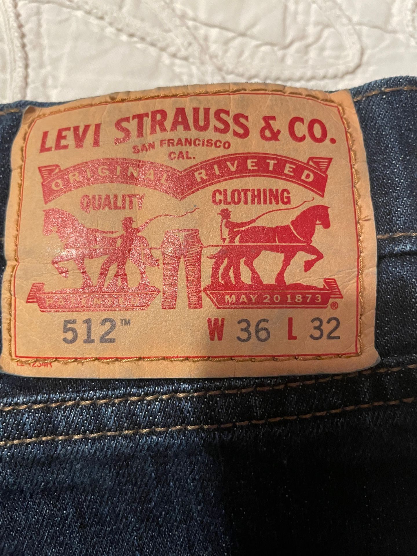 Mens 512 Levi Jeans