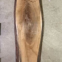 Walnut Wood Slab with Raw Edge
