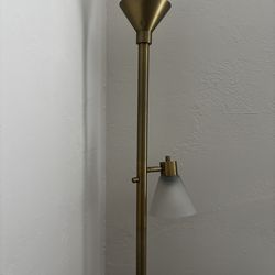 Gold standing lamp