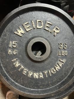 33Lb Weider Plates