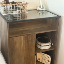  Pretty Glass Books Shelf Cabinet