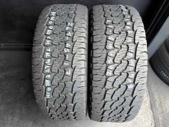 265-65-17 BF Goodrich Trail Terrain Used Tire Pair With 80% Life $160 Free Mounting And Balancing