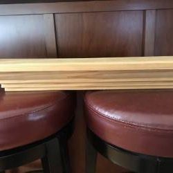 Natural Unfinished Wood Wall Shelf