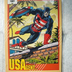 1991 Marvel Card USA Agent