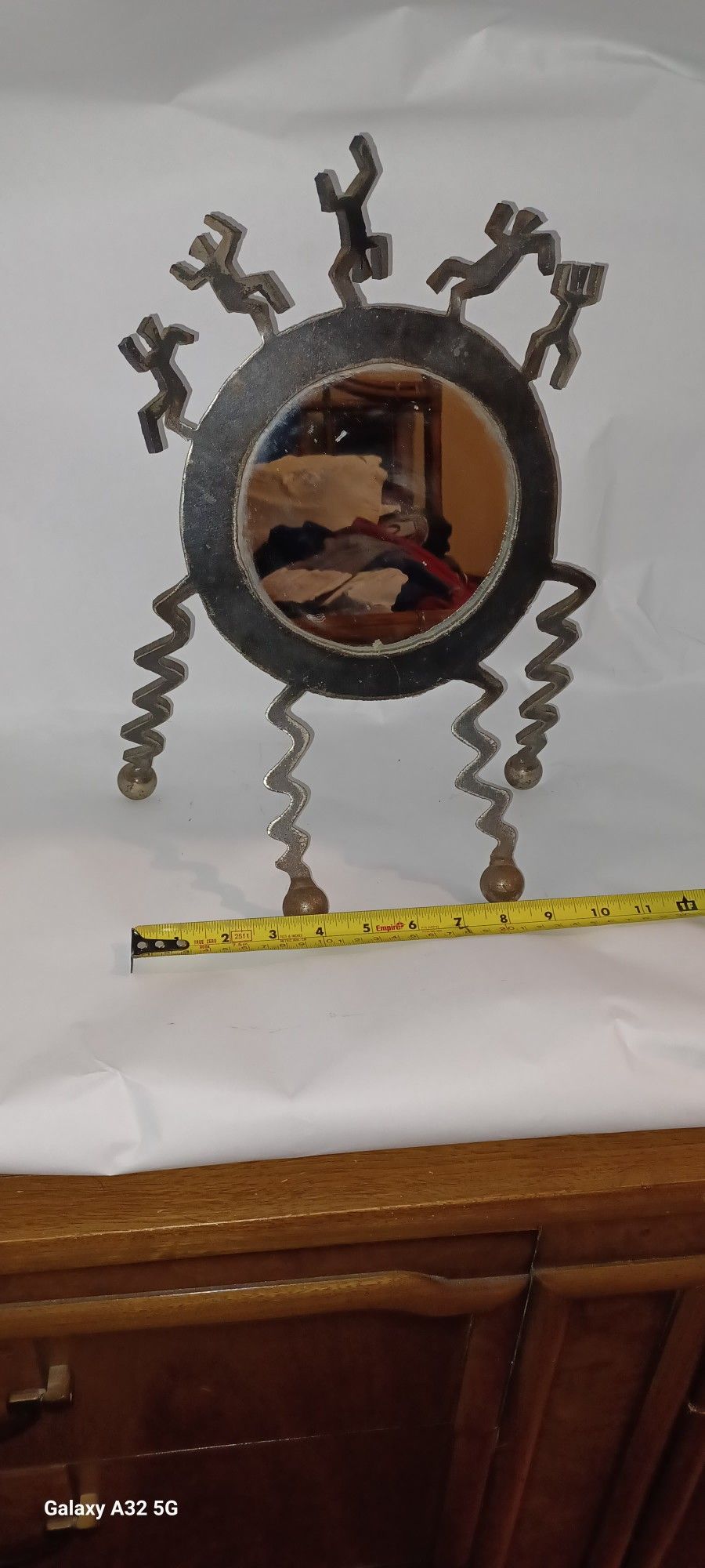 Keith Haring Inspired Table Mirror 5x7x15h $450obo
