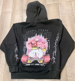 Kinda Fit Kinda Fat Munchin Buu DBZ Majin Buu Hoodie Size Medium