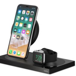 Belkin BOOST↑UP™ Wireless Charging Dock: Wireless Charging Pad + Apple Watch Dock SKU: F8J234ttBLK-APL