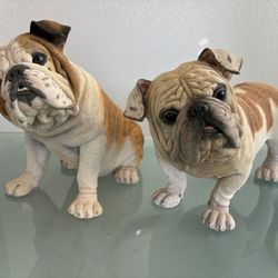 Danbury Mint English “Bulldog” & “Petey” Dog Collectibles  