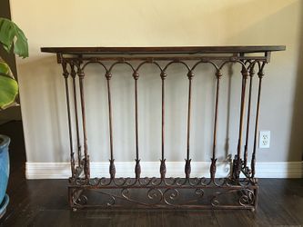 Iron Console Table