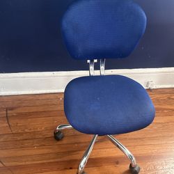 Blue Office Chair Adjustable Ergonomic Swivel Desk Seating Home Work Furniture