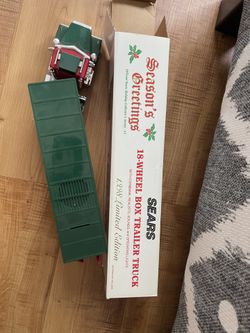 SEARS 18 Wheel Box Truck And Trailer
