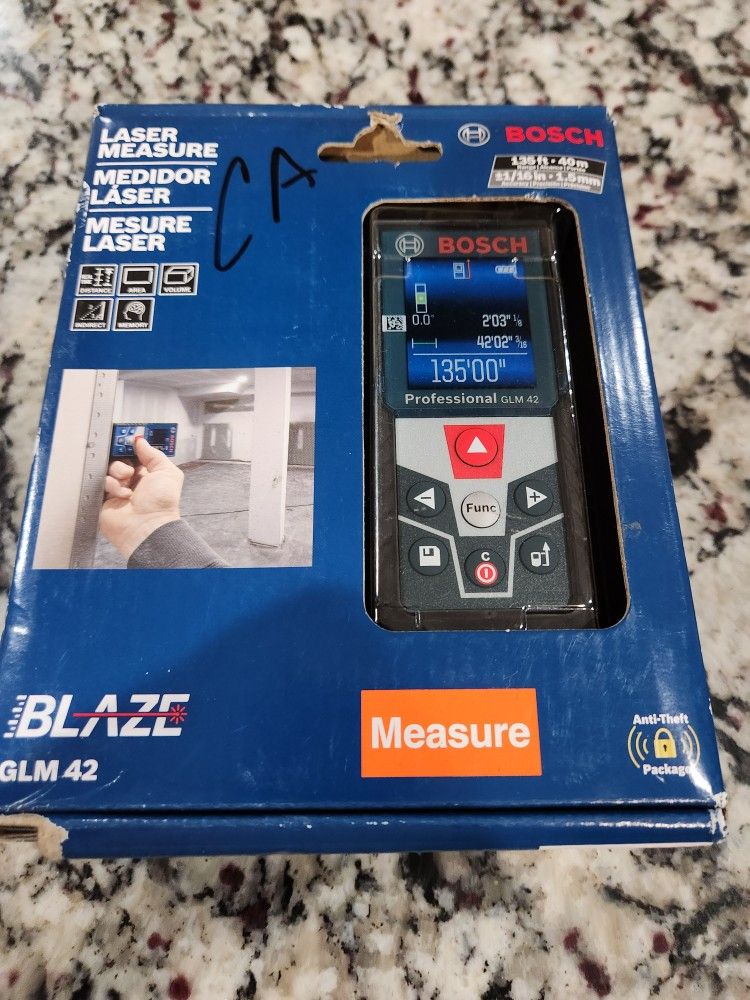 BLAZE 135 ft. Laser Measurer with Full Color Display