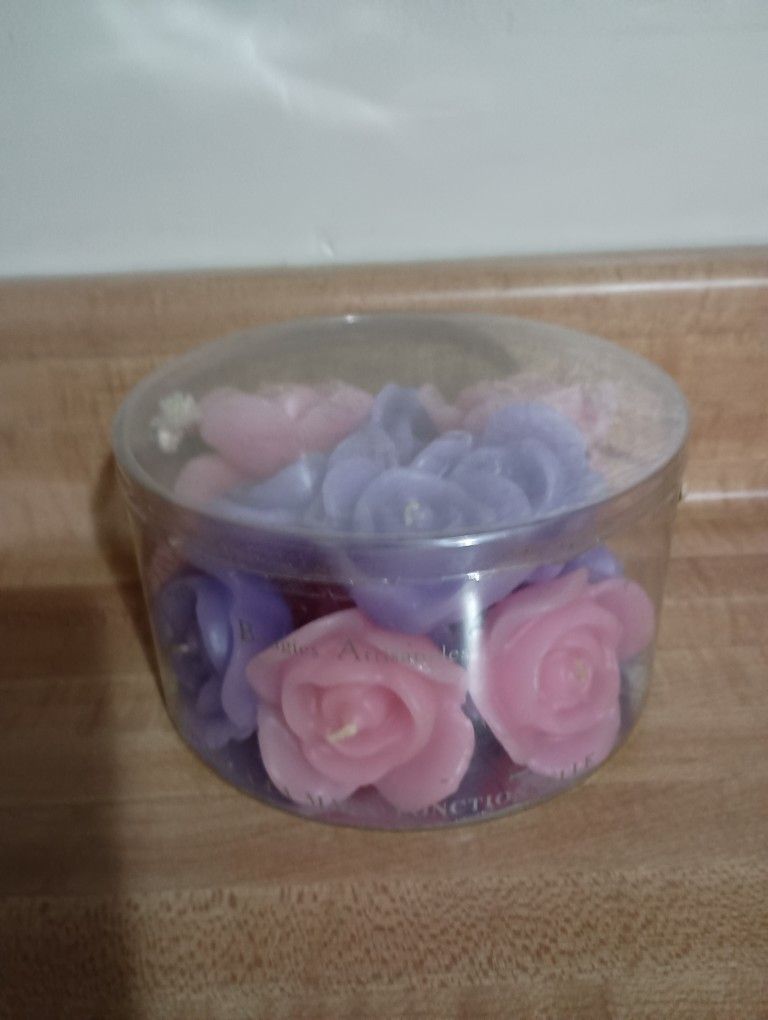 Floating Rose Candles