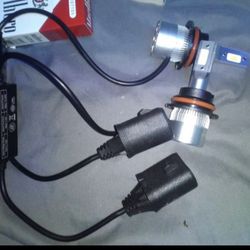 Led Headlights Size 9007 Luces 6000k Bright Glacier White 