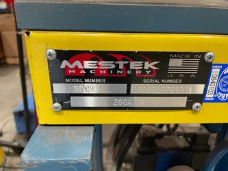 Lockformer button punch cheek bender Machine