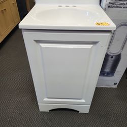 19 In White Bath Vanity