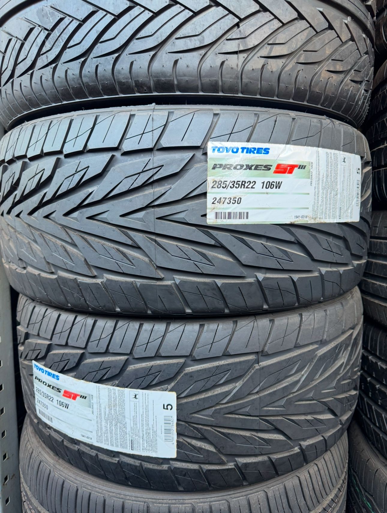 New Toyo 285/35R22 Proxes STIII Tires