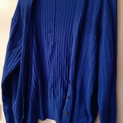 Ladies Cardigan Buttoned Sweater 22/24 Lane Bryant 