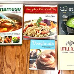 Assorted Cookbooks - Set Of 5
