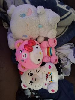 Care bear hello kitty cinnamonroll plush