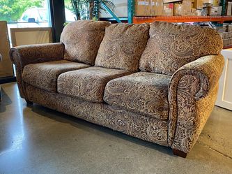 Paisley Panel-Arm 3-Seater Sofa