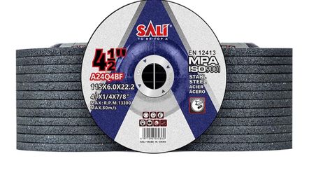 SALI 25 Pack 4-1/2 Inch Grinding Wheels for General Purpose Metal & Stainless Stee