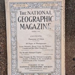 1916 National Geographic Magazine