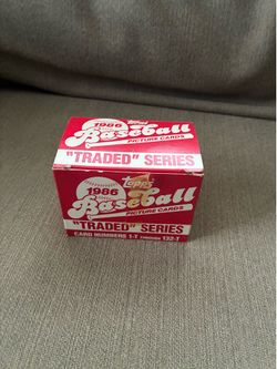 1986 Topps Traded Complete set
