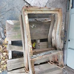 Antique Cast Iron Machine Legs