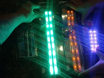 L.E.D lights brand new few different colors