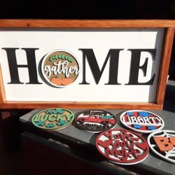 Custom interchangeable signs