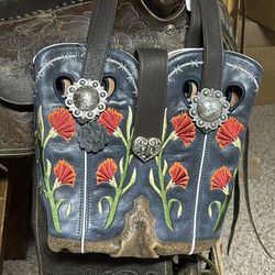 Western Boot Purse