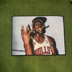 michael jordan custom rug