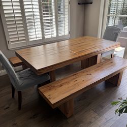 Bench style table