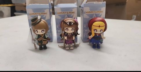 Set Of 3 Kimmy And Miki Figures