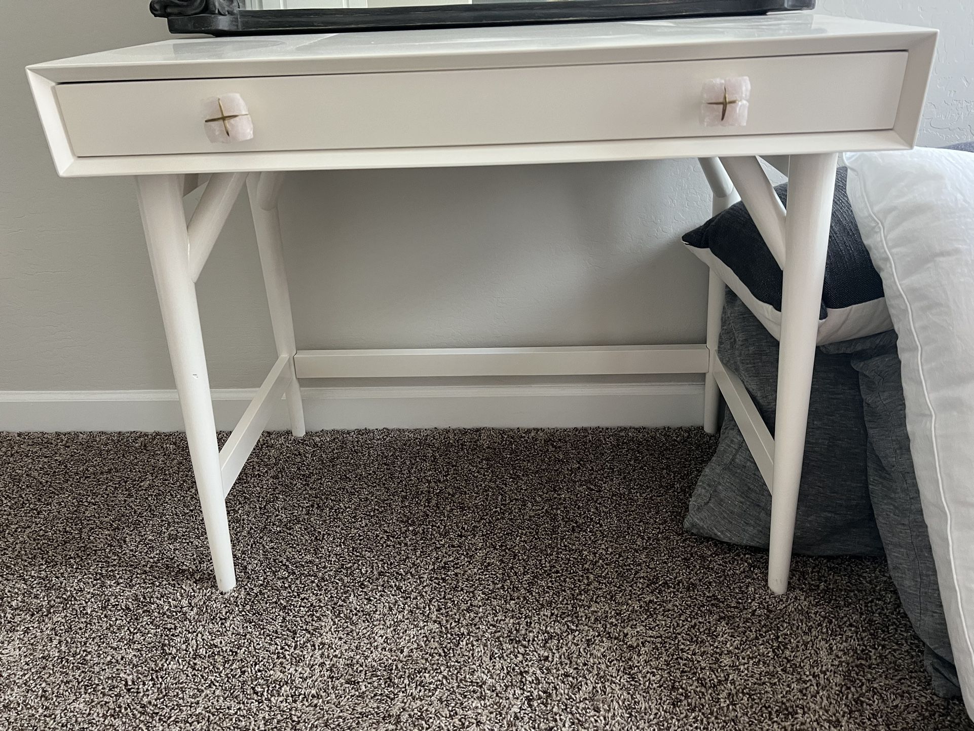 West Elm White Desk