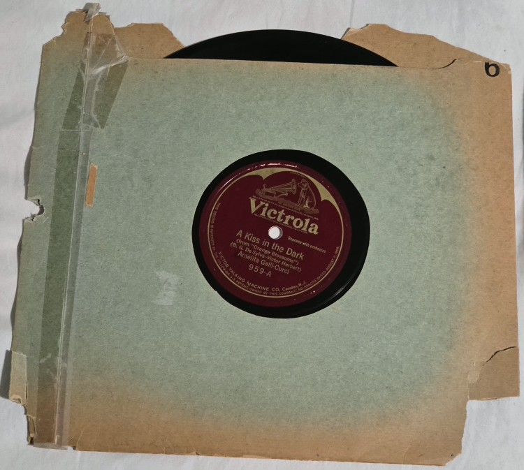 Circa 1915–1920 Victrola 10" 78 RPM Shellac Record (Catalog 959)