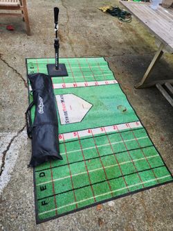 Baseball training stuff tee, mat, net