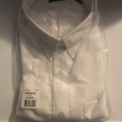 Van Heusen Dress Shirt Mens 2X Regular Fit White Button Up NWT