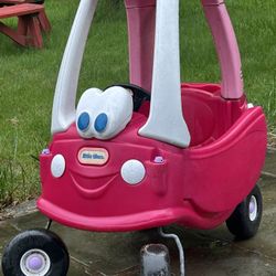 Pink Little Tikes Coupe 