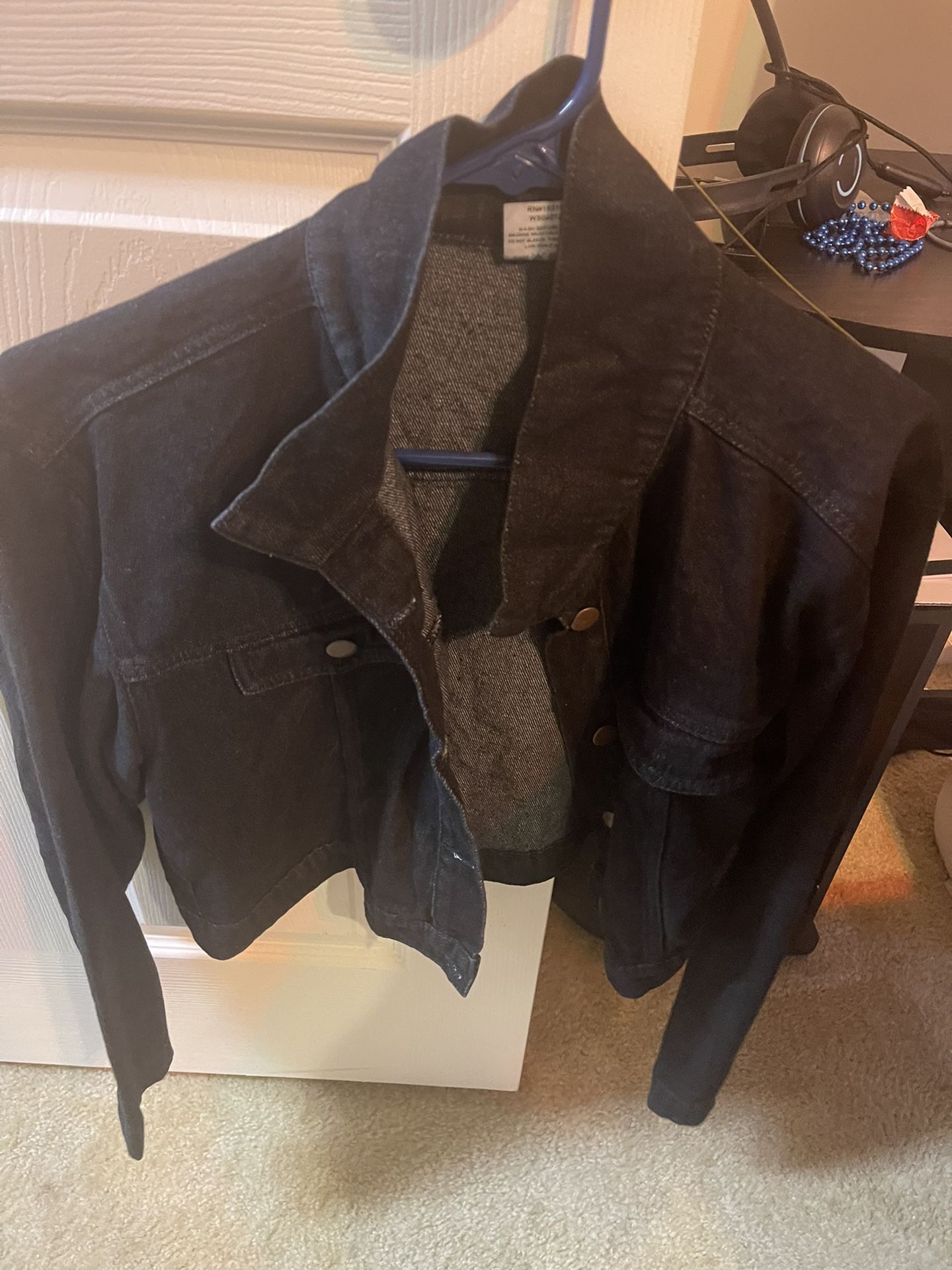 Black Jean Jacket