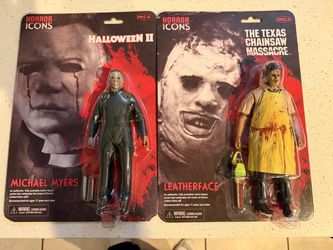 NECA Horror Icons – Ghost face, Michael Myers & Leatherface Figure Bundle